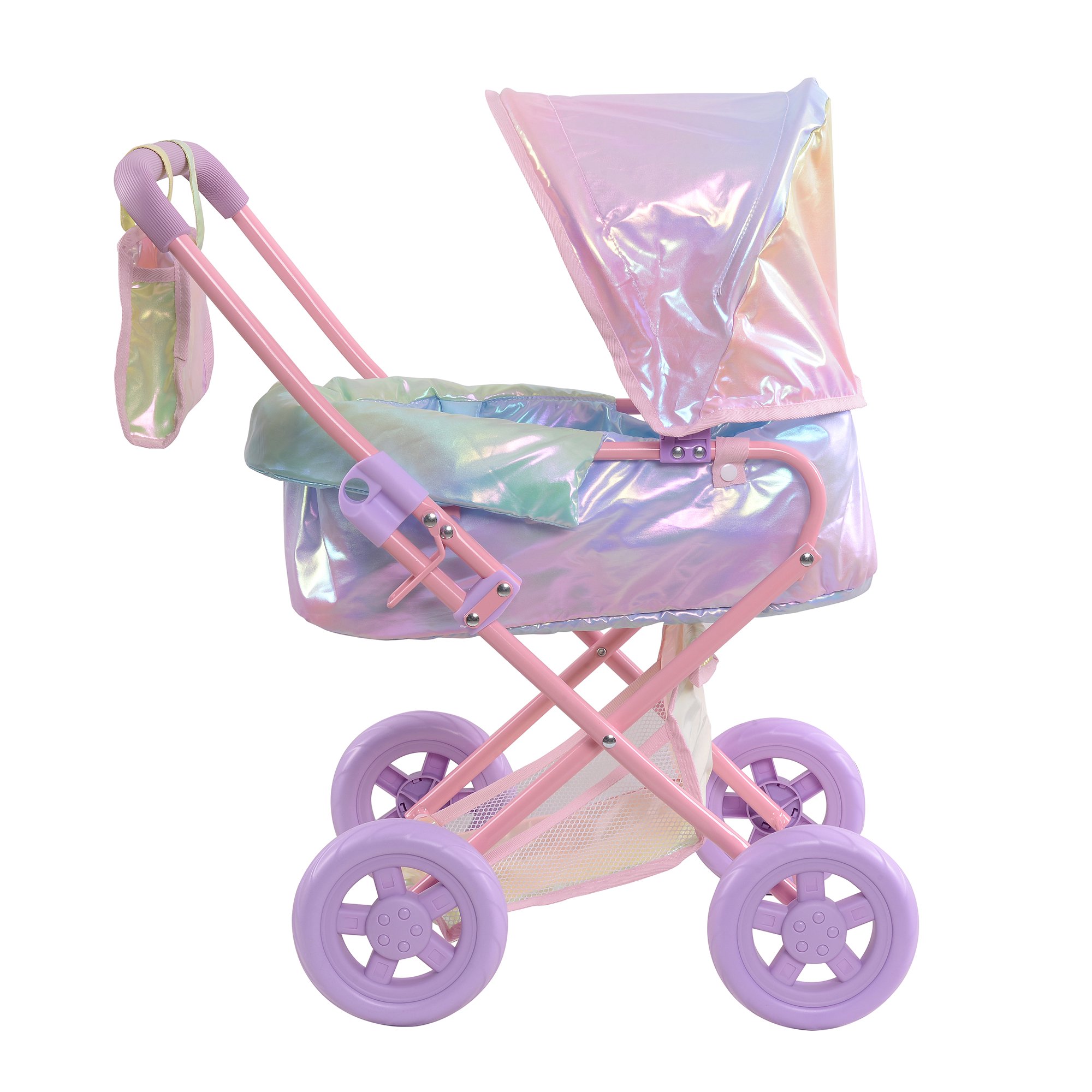 Olivia's Little World Magical Dreamland Deluxe Doll Stroller. Iridescent Color