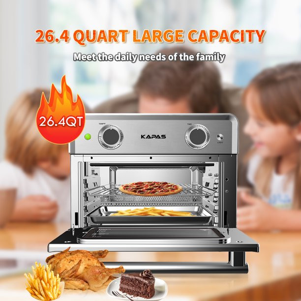 Kapas Smart Air Fryer Oven. 26.4 QT Super Big Capacity Toaster Oven