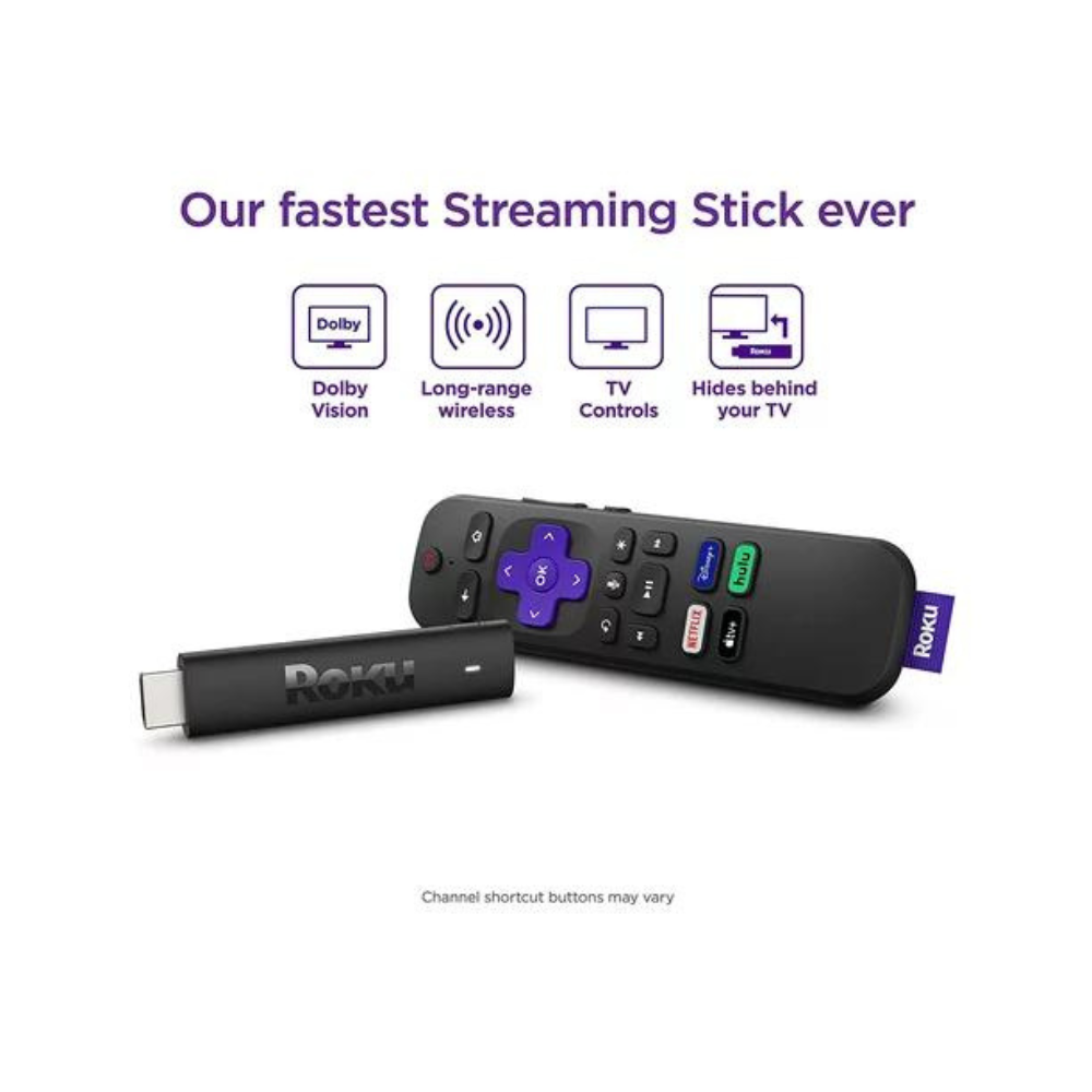 Roku Streaming Stick 4K. Streaming Device 4K/HDR/Dolby Vision
