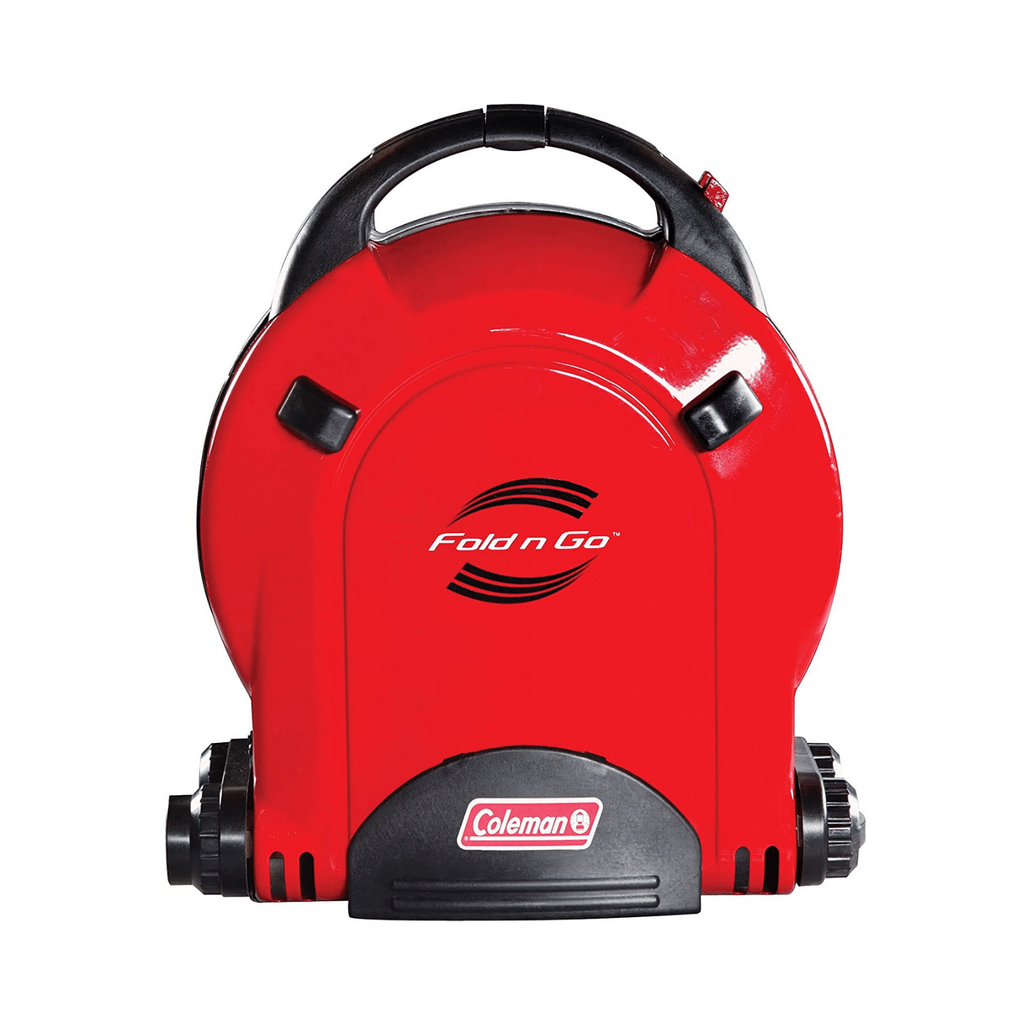 Coleman Fold N Go InstaStart 2-Burner Propane Stove. Red