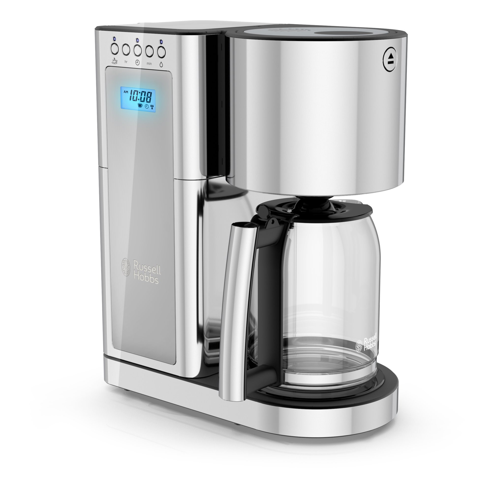 Russell Hobbs Glass Series 8-Cup Coffeemaker. Silver. CM8100GYR