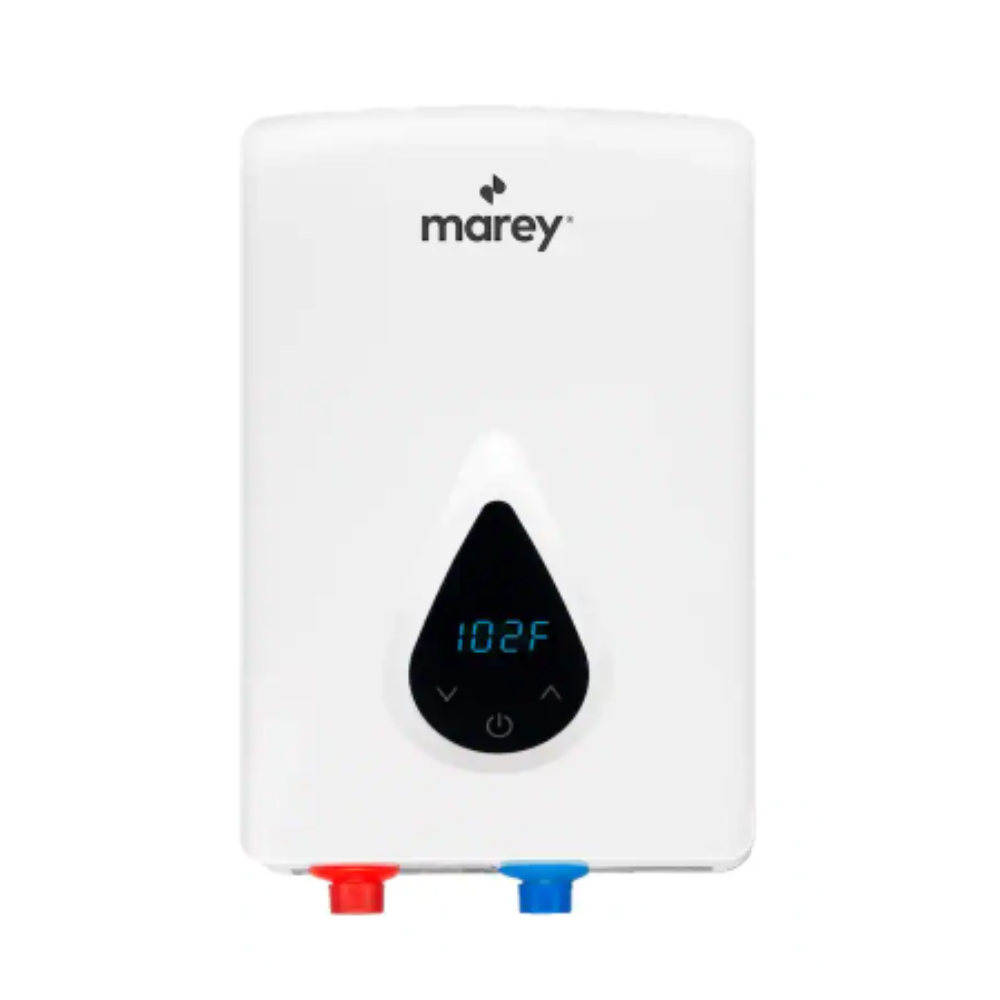 Marey 14.6 kW 3.5 GPM ETL Certified 220-Volt Self-Modulating Residential Multiple Points of Use Tankless Electric Water Heater