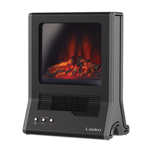 Lasko Ultra Ceramic Fireplace Heater. Black