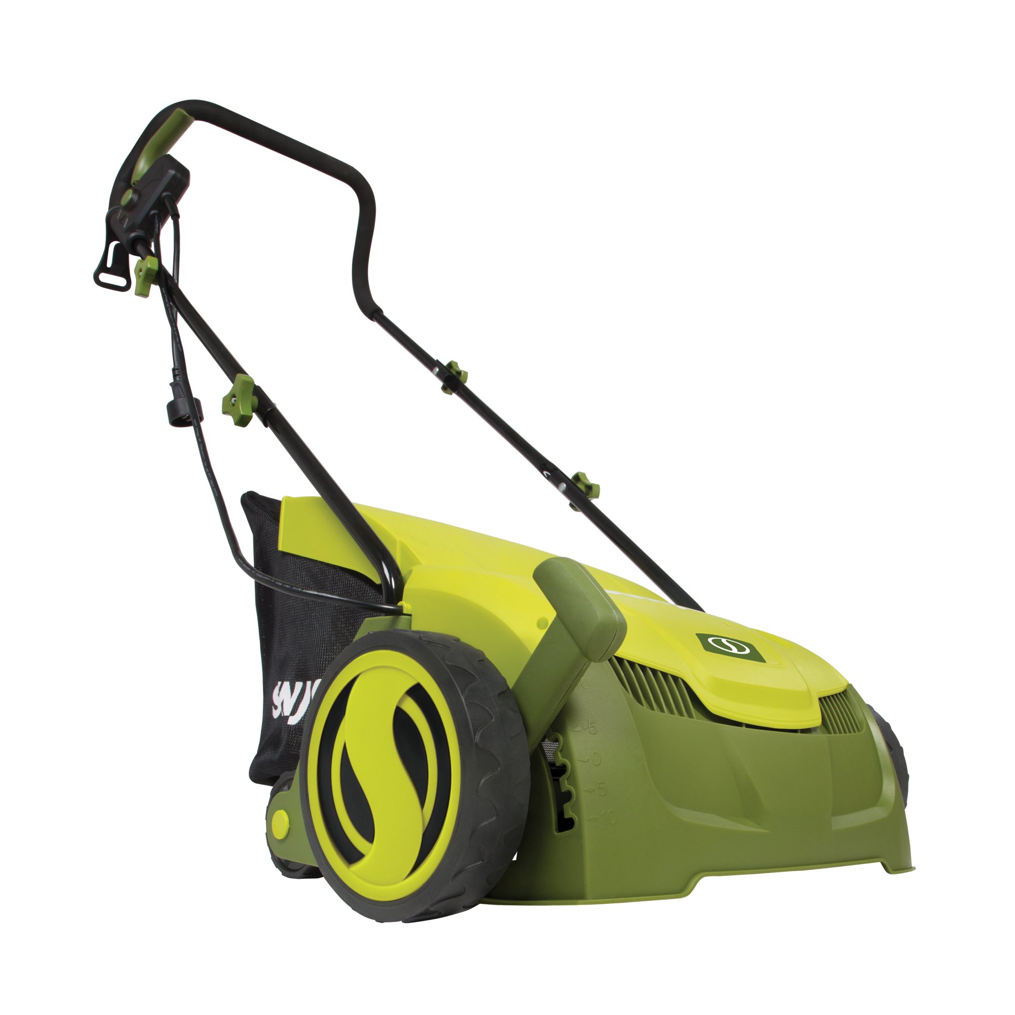 Electric Lawn Dethatcher W/ Collection Bag. 13 inch. 12 Amp. Scarifier