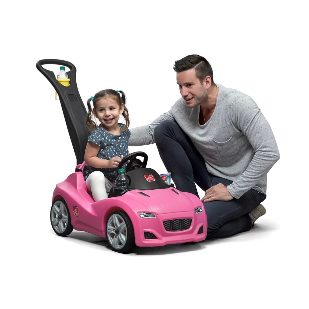 Step2 Whisper Ride Cruiser with Large. Under Seat Storage and Multiple Cup Holders. Pink