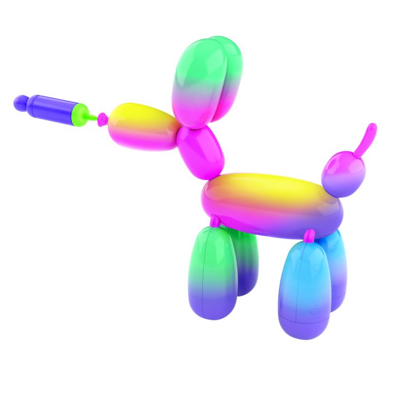 Squeakee Rainbowie the Balloon Dog Electronic Pet