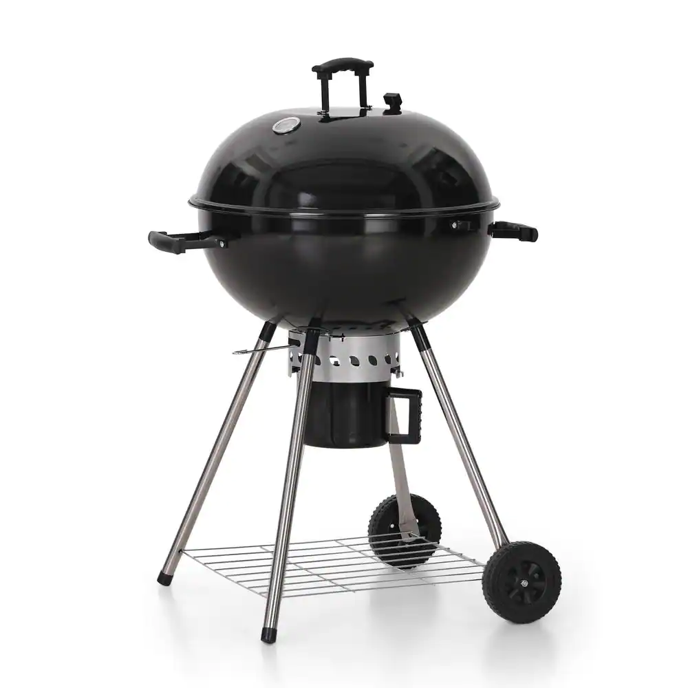Phi Villa 22 In. Kettle Charcoal Grill In Black
