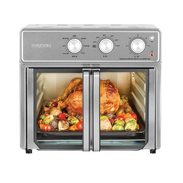 Kalorik MAXX 26 Quart Air Fryer Oven. Stainless Steel