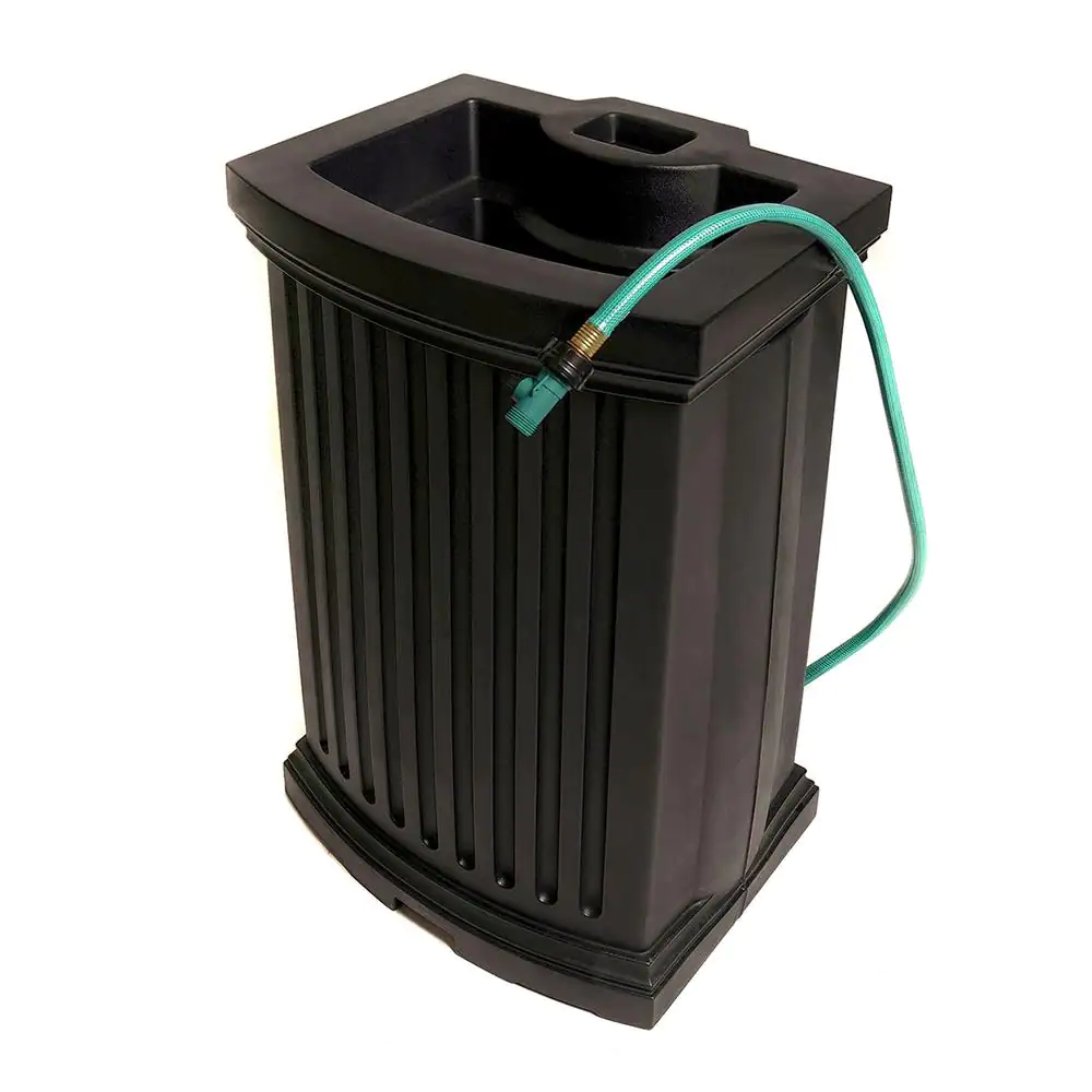 Mayne Madison 40 Gal. Black Polyethylene Rain Catcher