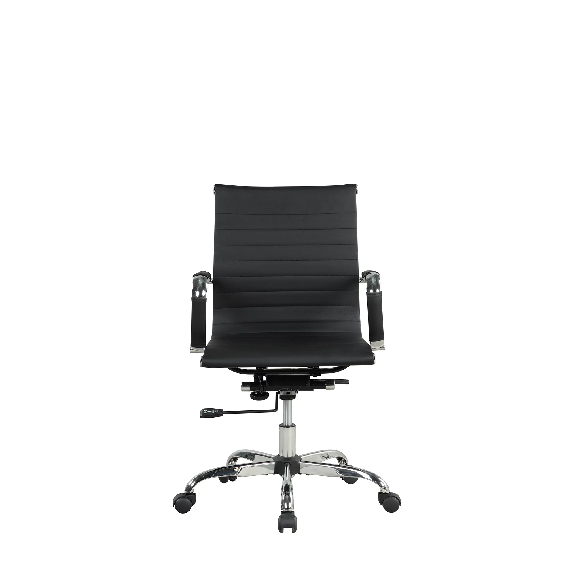 Mainstays 37.5 in Manager-s Chair with Adjustable Height & Swivel. 250 lb. Capacity. Black