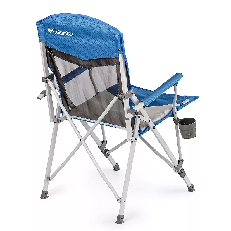 Columbia Basin Trail Hard Arm Mesh Chair. Blue Gray