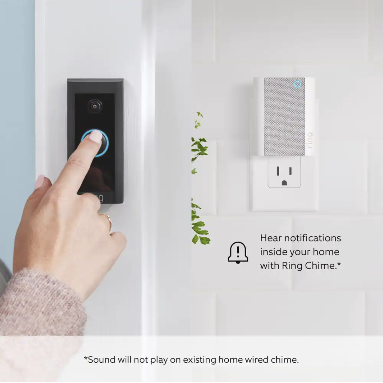 Ring Wireless Alarm Home Security Kit (5-Piece) (2nd Gen) with Wired Video Doorbell