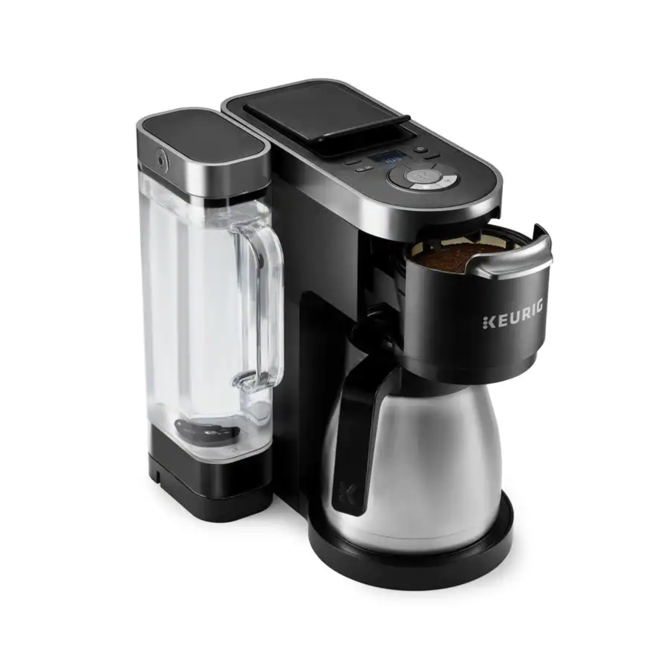 Keurig K Duo Plus 12-Cup Black Matte Single Serve and Carafe Coffee Maker