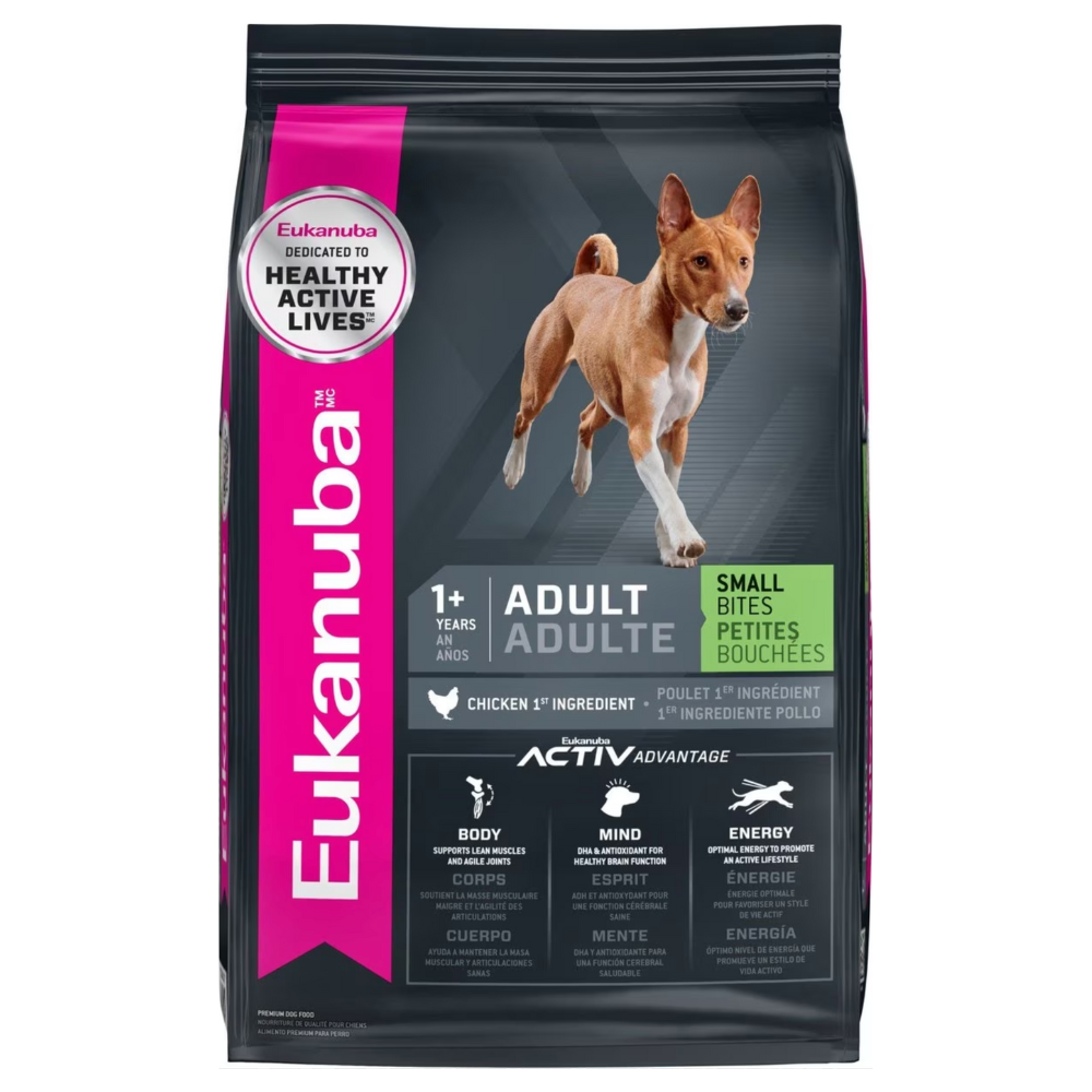 Eukanuba Adult Small Bites Dry Dog Food. New 16-lb bag