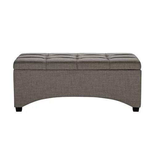Better Homes & Gardens Pintucked Storage Bench. Gray