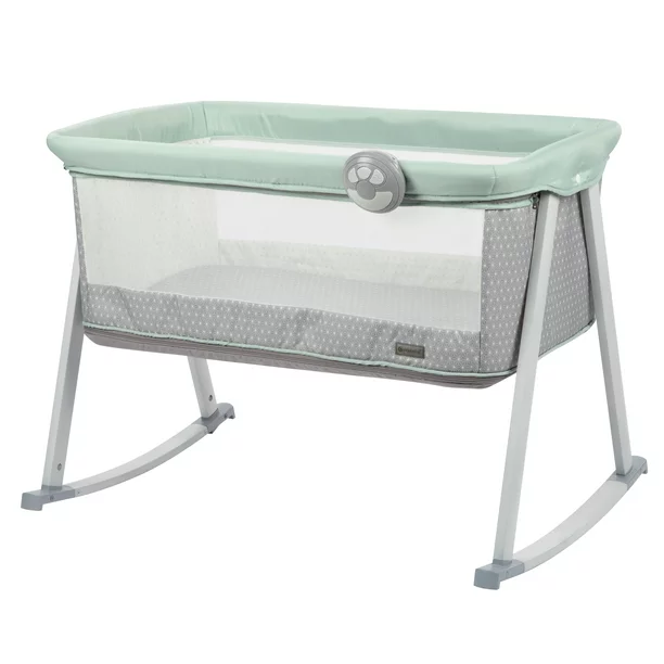 Monbebe Whisper 3 in 1 Rocking Bassinet and Play Yard with Rocking Mode. Stardust