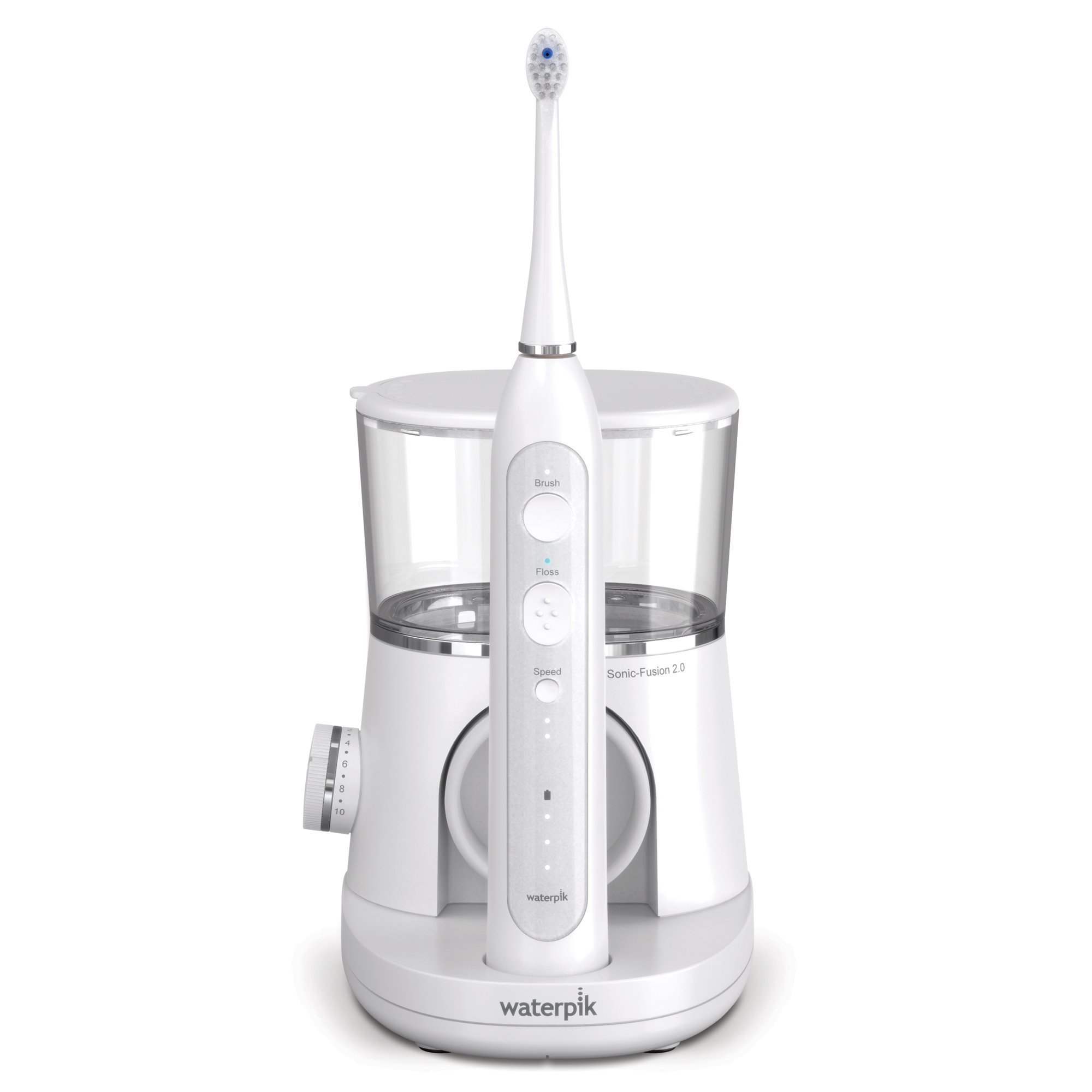 Waterpik Sonic-Fusion 2.0 Flossing Toothbrush. Electric Toothbrush & Water Flosser Combo. White
