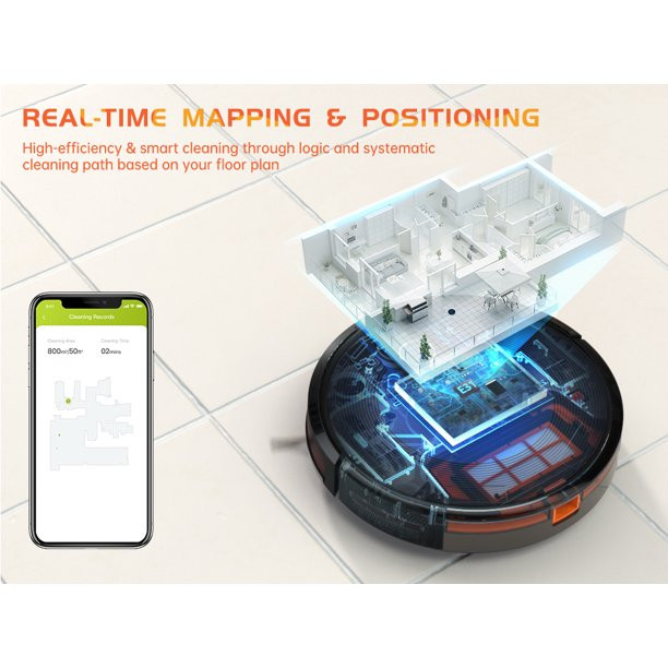 Kyvol Cybovac E31 Robot Vacuum. 2200Pa Suction Sweeping & Mopping Robot Vacuum Cleaner