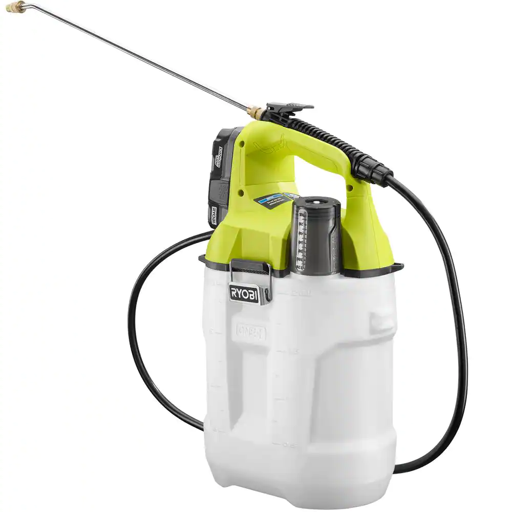 Ryobi ONE+ 18V Cordless Battery 2 Gal. Chemical Sprayer With 2.0 Ah Battery And Charger