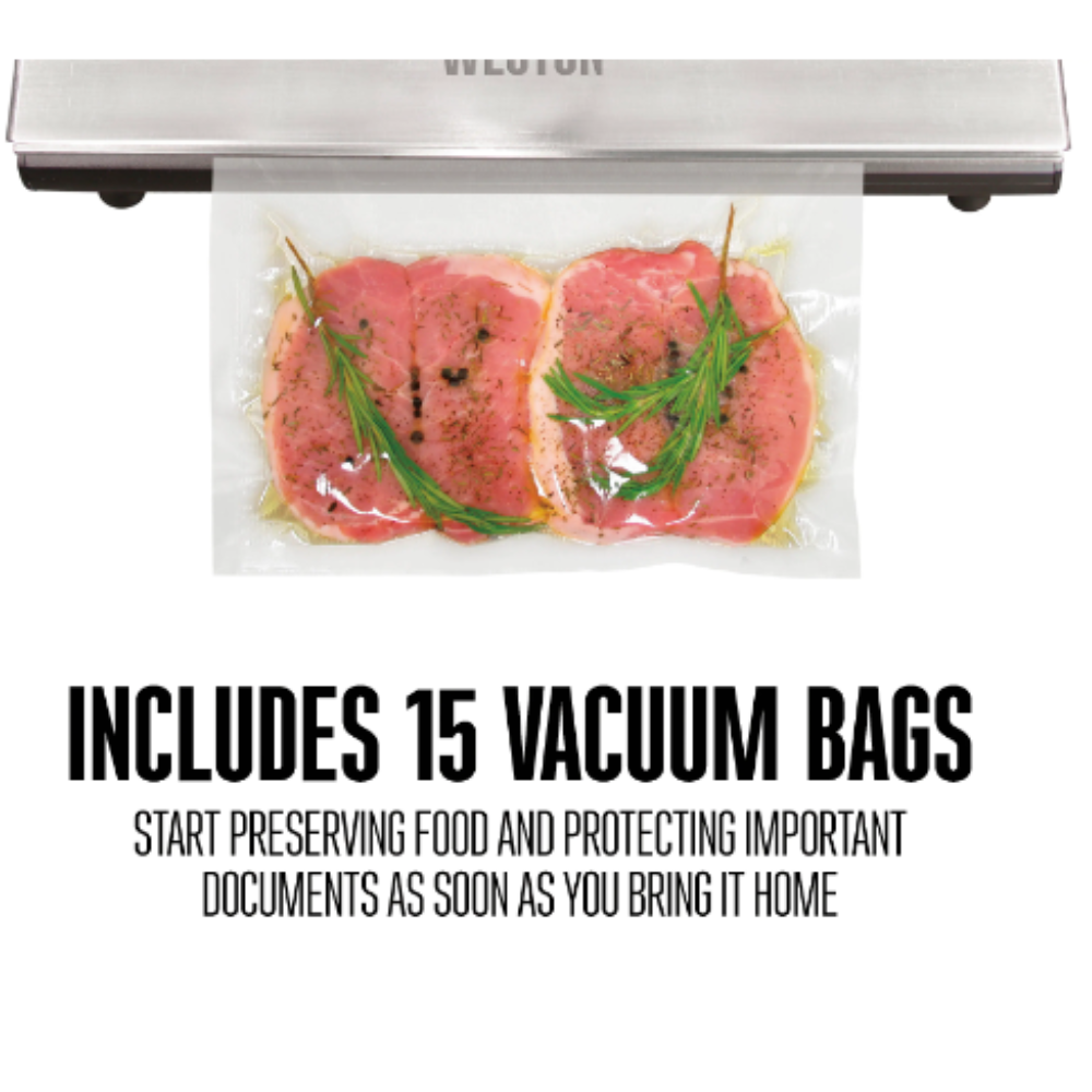 Weston Professional Advantage Stainless Steel Food Vacuum Sealer