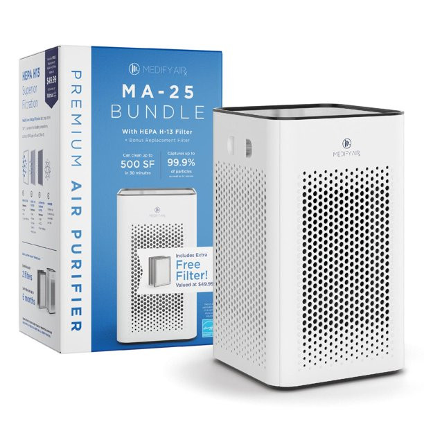 Medify Air MA-25 Value Pack. H13 HEPA. White