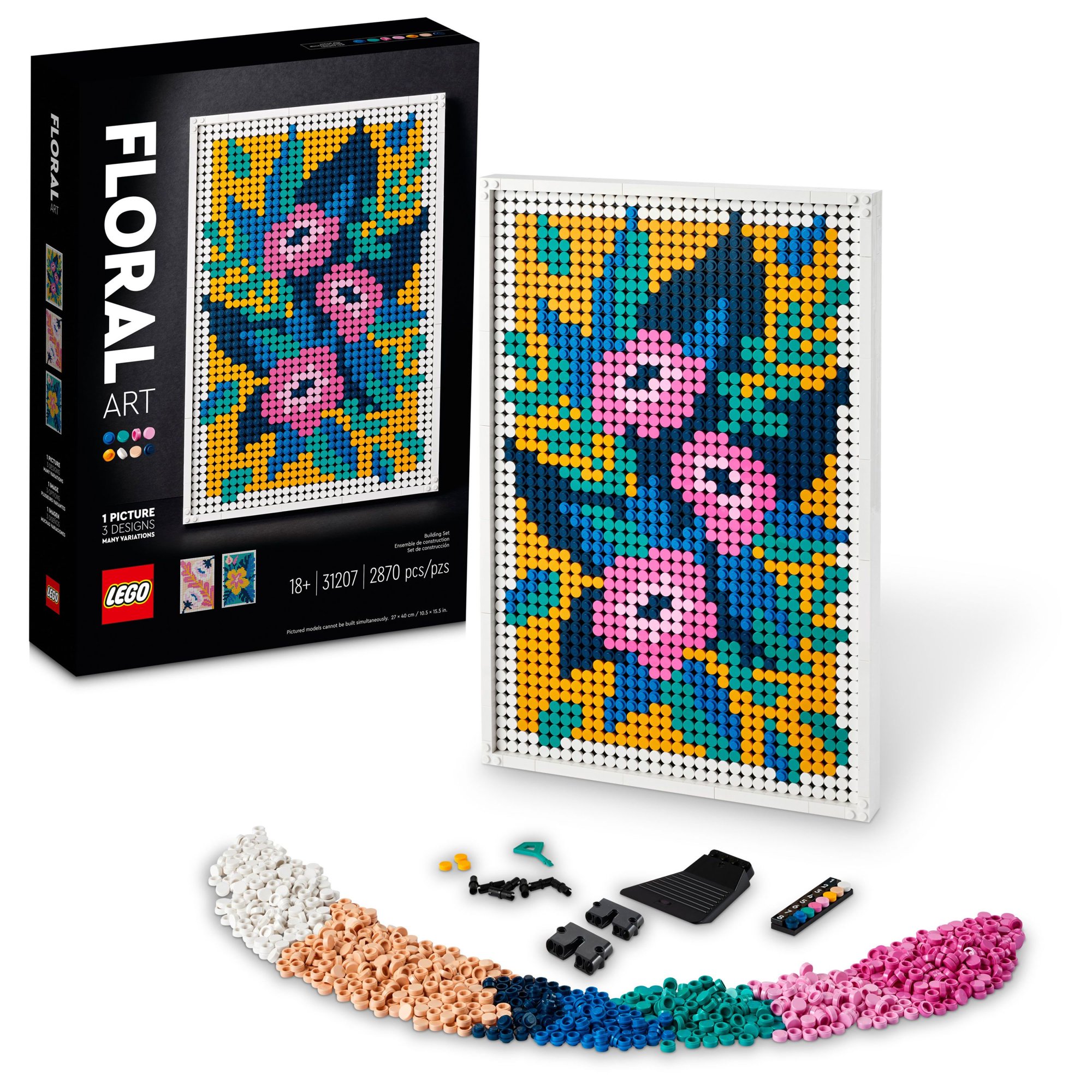 Lego Art Floral Art 31207 Building Set (2.870 Pieces)