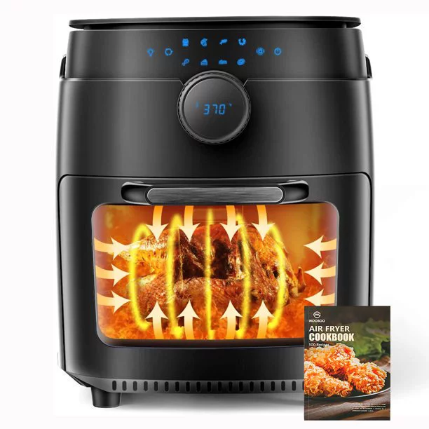 Moosoo Air Fryer Oven with 12.7Qt. 8 Preset Modes. Digital Display. Easily Clean. MA50