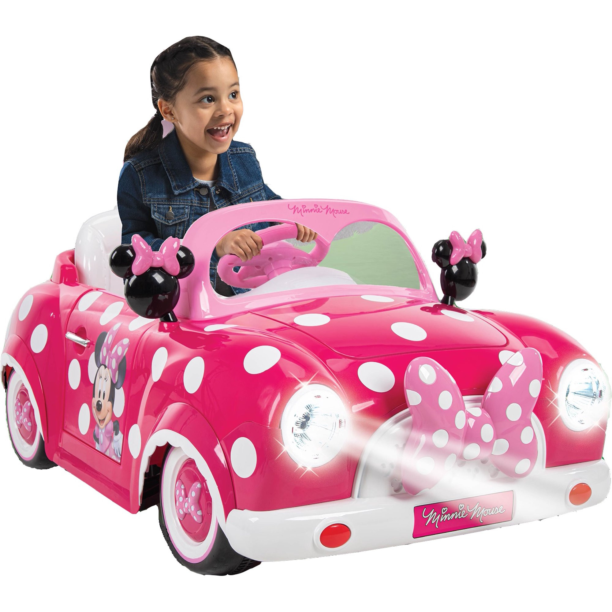 Huffy Disney Minnie Mouse Convertible 6-Volt Battery-Powered Electric Ride-On