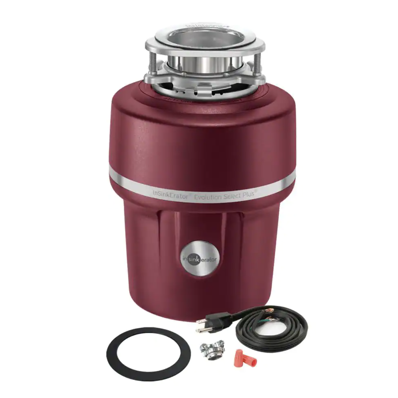 InSinkErator Evolution Select Plus Lift & Latch Quiet Series 3/4 HP Continuous Feed Garbage Disposal with Power Cord Kit