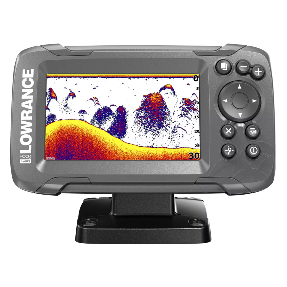 Lowrance HOOK2 4x Portable Fishfinder with Bullet Skimmer Transducer