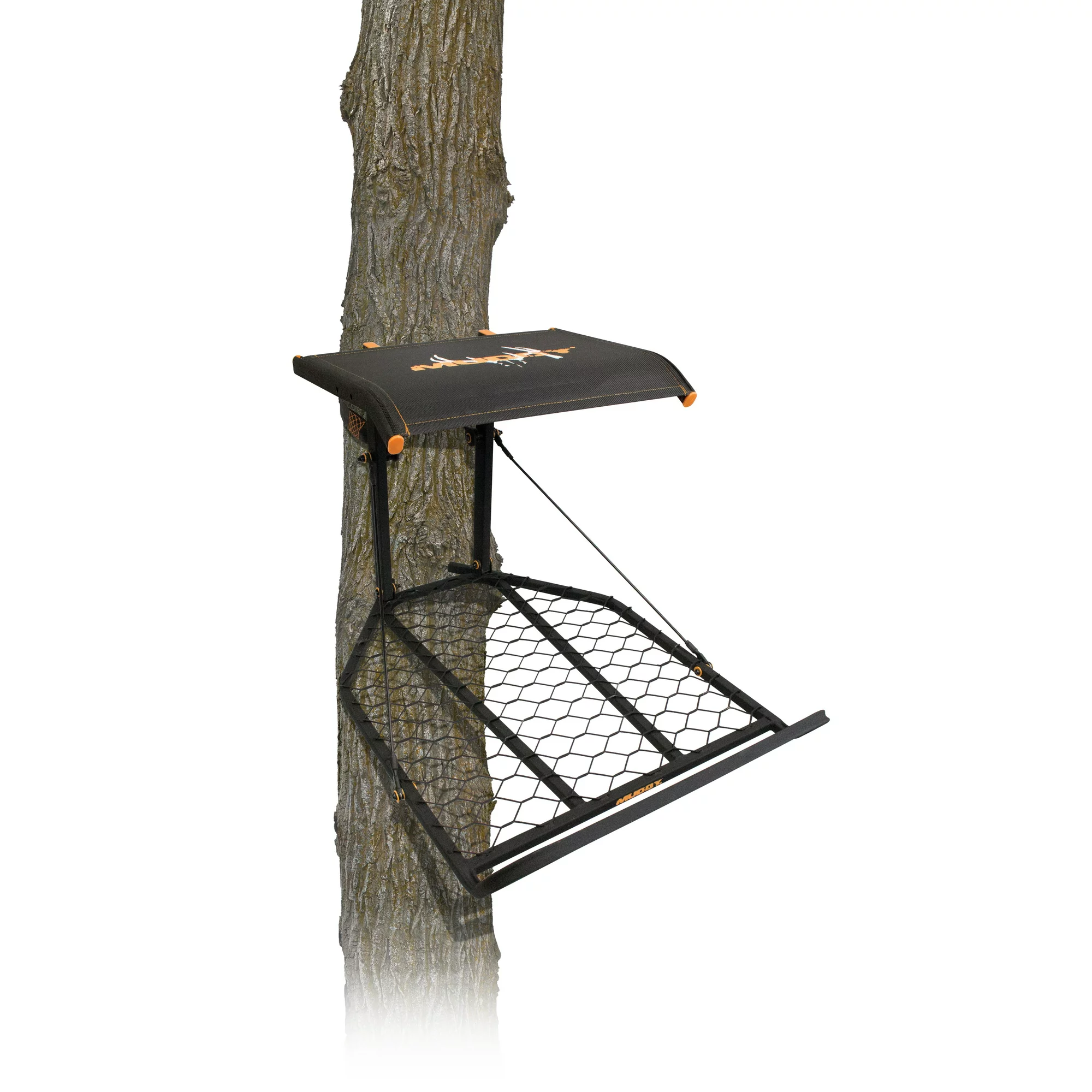 Muddy Boss Xl Hang-on Treestand with Flex-Tek Flip up Seat