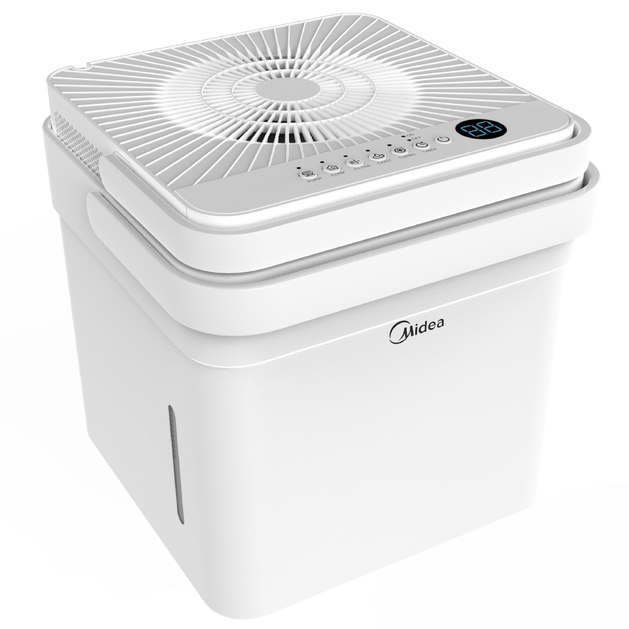Midea Cube 20-Pint Smart WiFi Dehumidifier. Coverage Up to 2.000 Sq. Ft. (MAD20S1QWT)