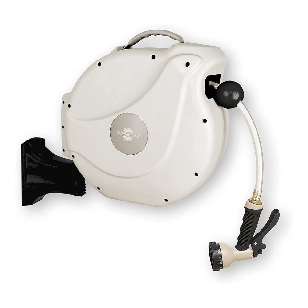 Sunneday NW-30SR 100 ft. Retractable Garden Hose Reel