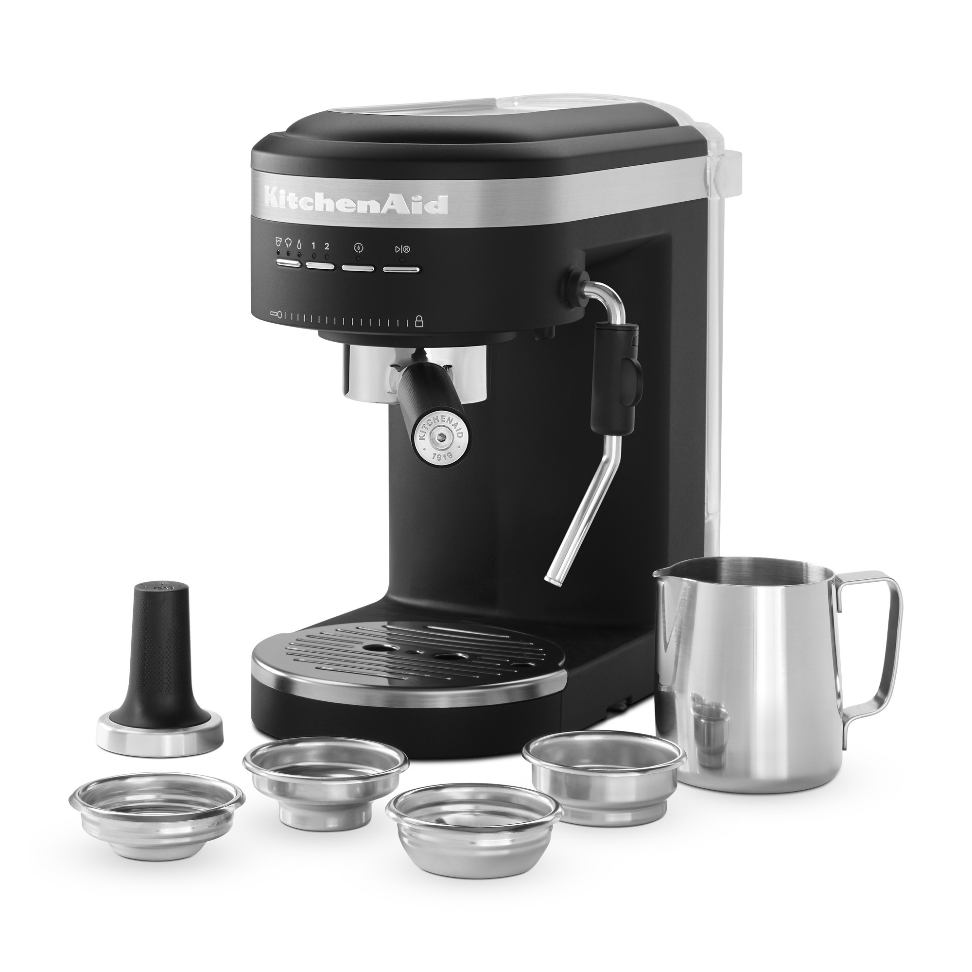 KitchenAid Semi-Automatic Espresso Machine. Black
