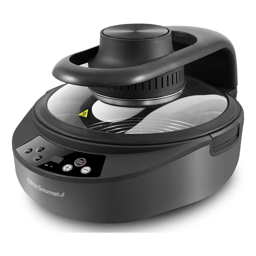 Elite Gourmet EAF4700 Digital 5Qt Air Fryer. Sears. Bakes. Roasts. Top & Bottom Heating Oil-Less Healthy Cooker