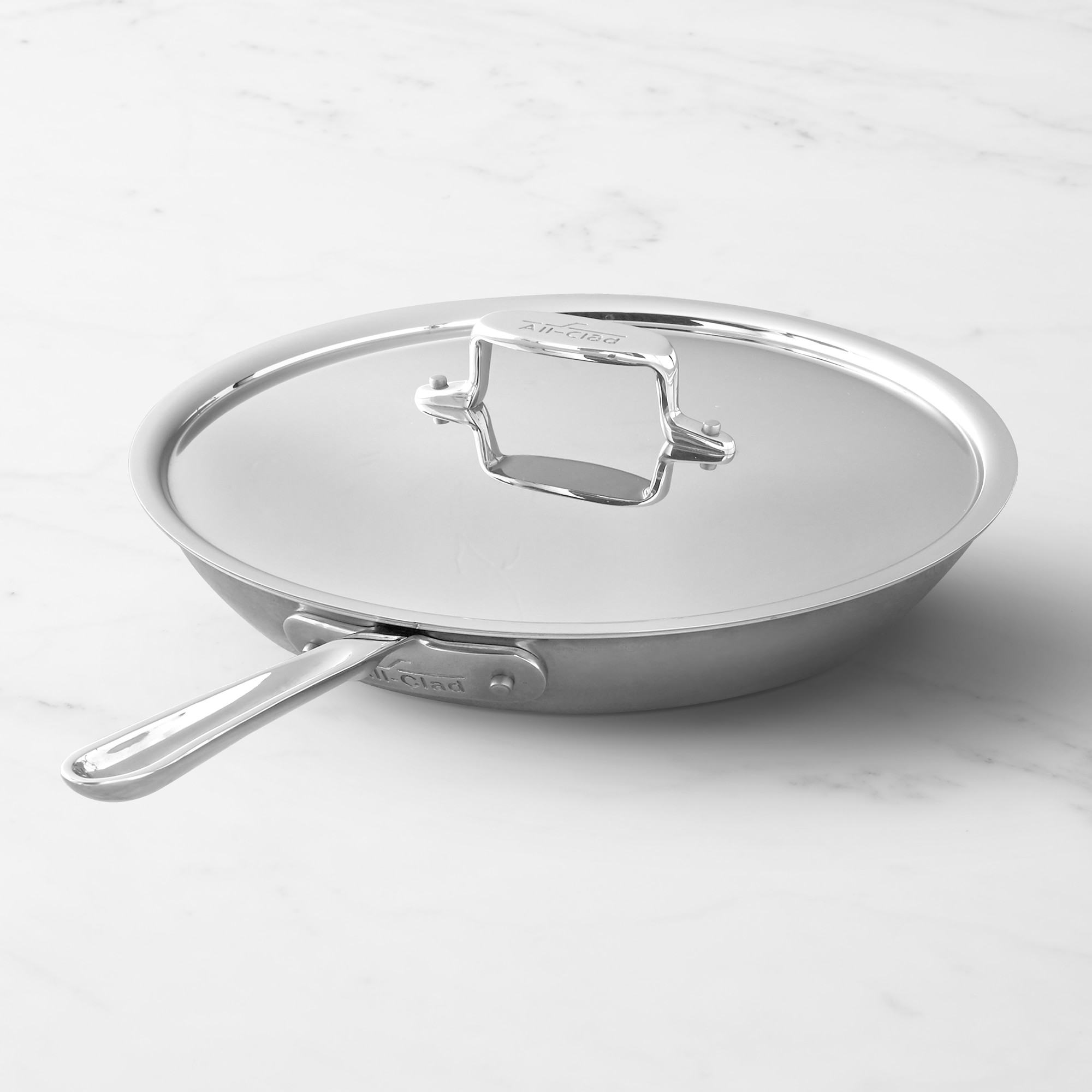 All-Clad d5 Stainless-Steel Nonstick Covered Fry Pan. 10″