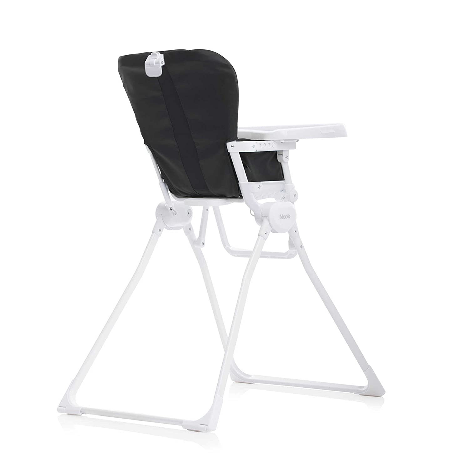 Joovy Nook Baby High Chair Compact Fold Swing Open Tray. Black