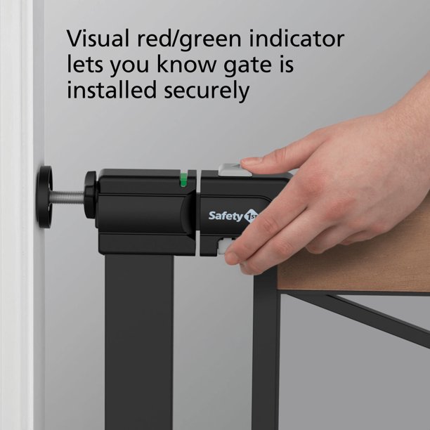 Safety 1st Easy Install Modern Farmhouse Gate. Rustic