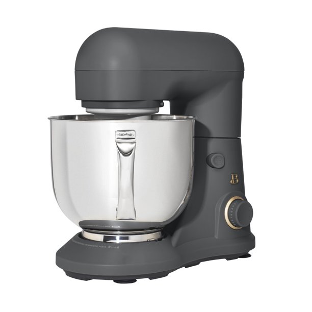 Beautiful 5.3QT Tilt-Head Stand Mixer. Oyster Grey by Drew Barrymore
