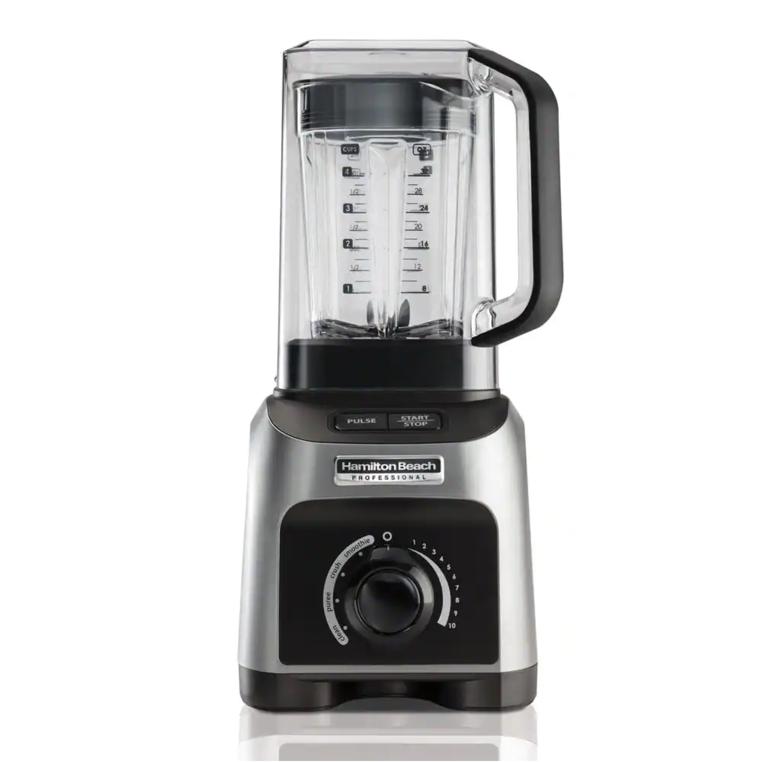 Hamilton Beach 32 oz. 14-Speed Black and Grey Countertop Blender with Quiet Shield