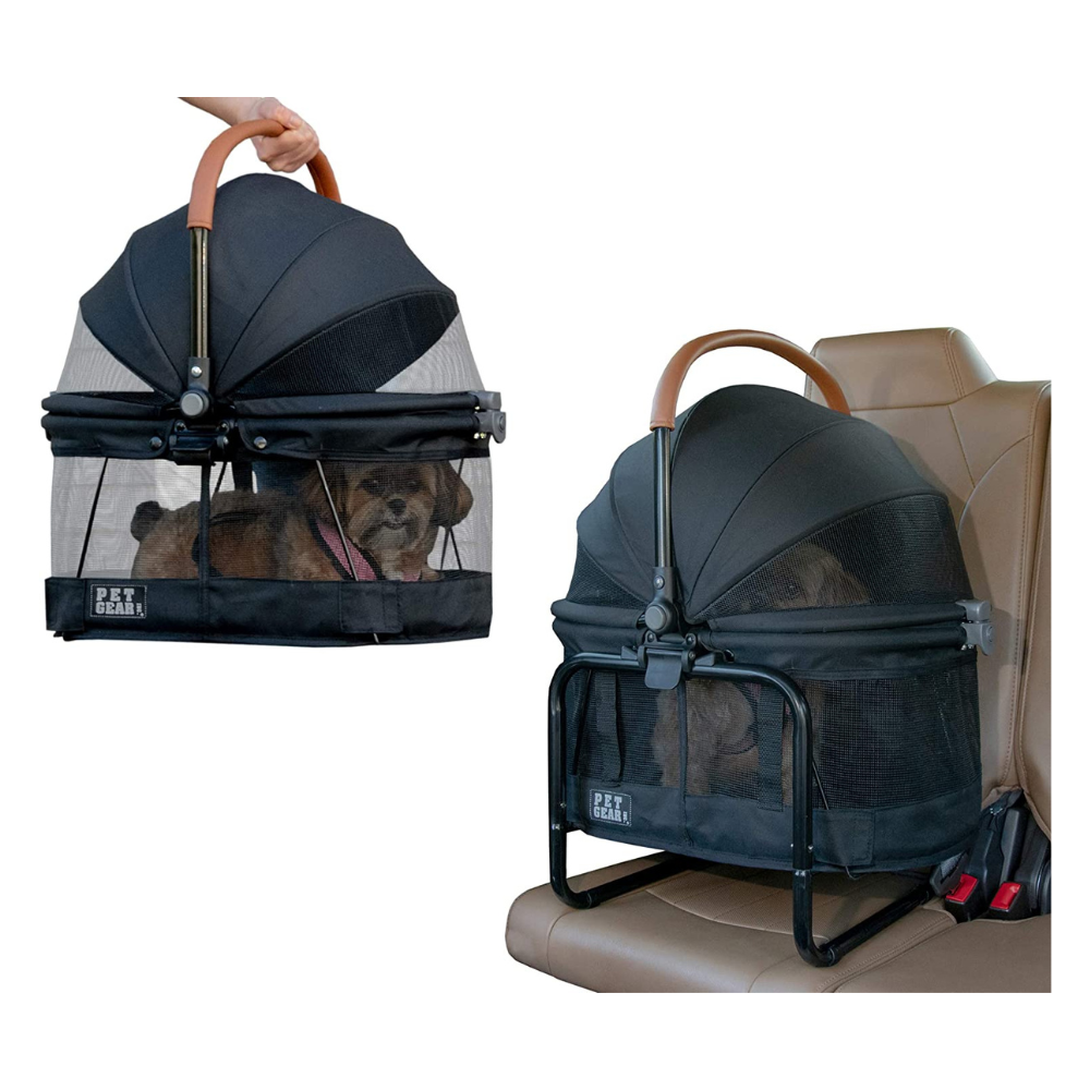 Pet Gear View 360 Booster Travel System Dog & Cat Carrier. Jet Black