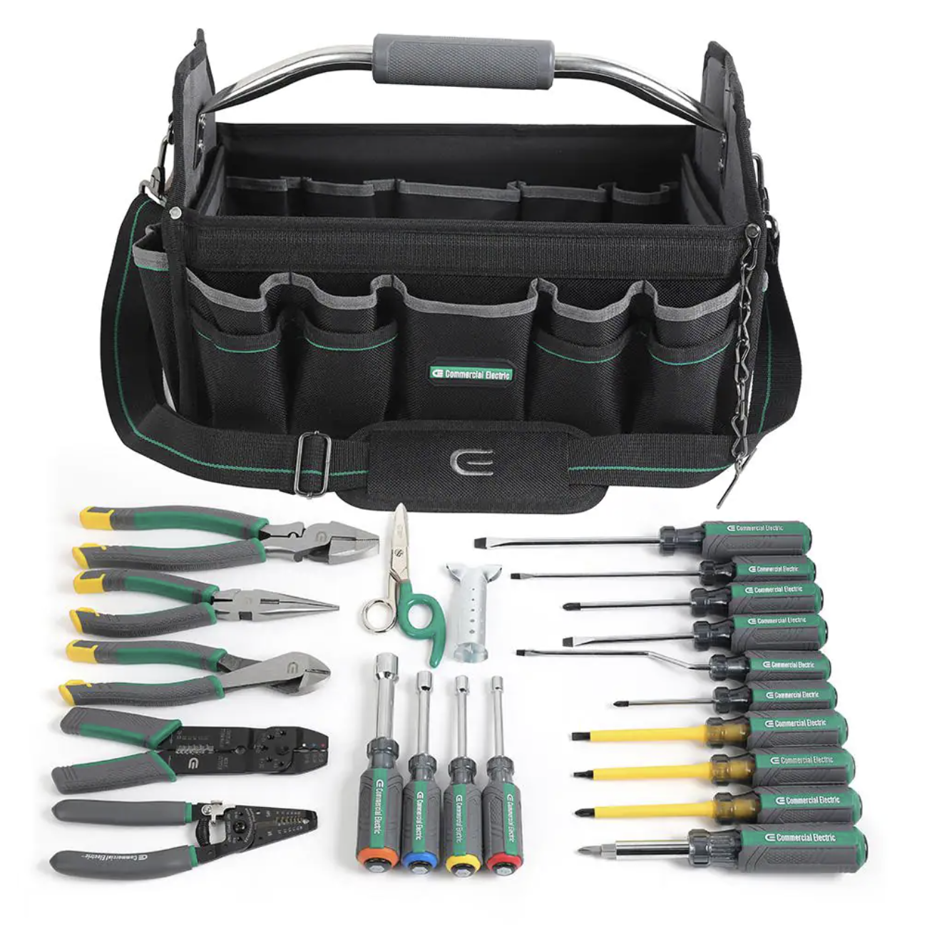 Commercial Electric 22-Piece Electrician-s Tool Set