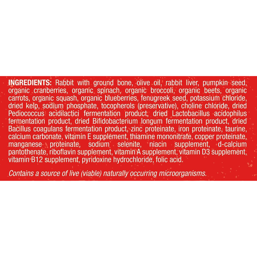 Stella & Chewy-s Absolutely Rabbit Dinner Patties Freeze-Dried Raw Dog Food