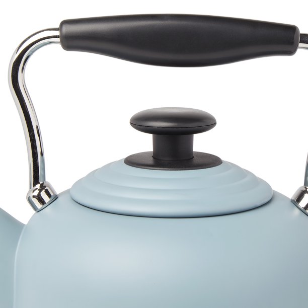 Haden Highclere 1.5 Liter Vintage Cordless Electric Tea Pot Kettle. Pool Blue