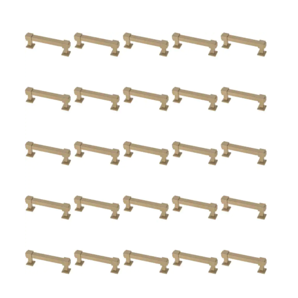 Liberty Classic Square 3 in. (76mm) Center-to-Center Champagne Bronze Drawer Pull (25-Pack)