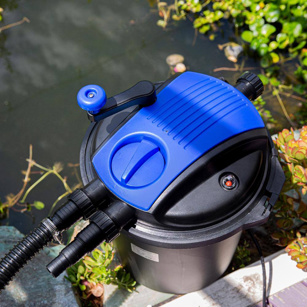 XtremepowerUS 2700GPH Pond Pressure Bio Filter w/UV Bulb Sterilizer Light
