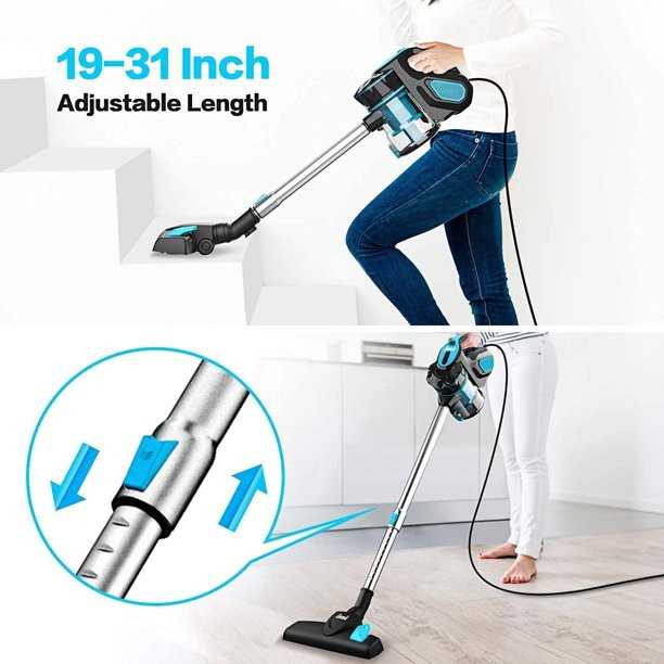 Inse Corded Stick Vacuum Cleaner 3 in 1 and Handheld. I5B-2217. Blue