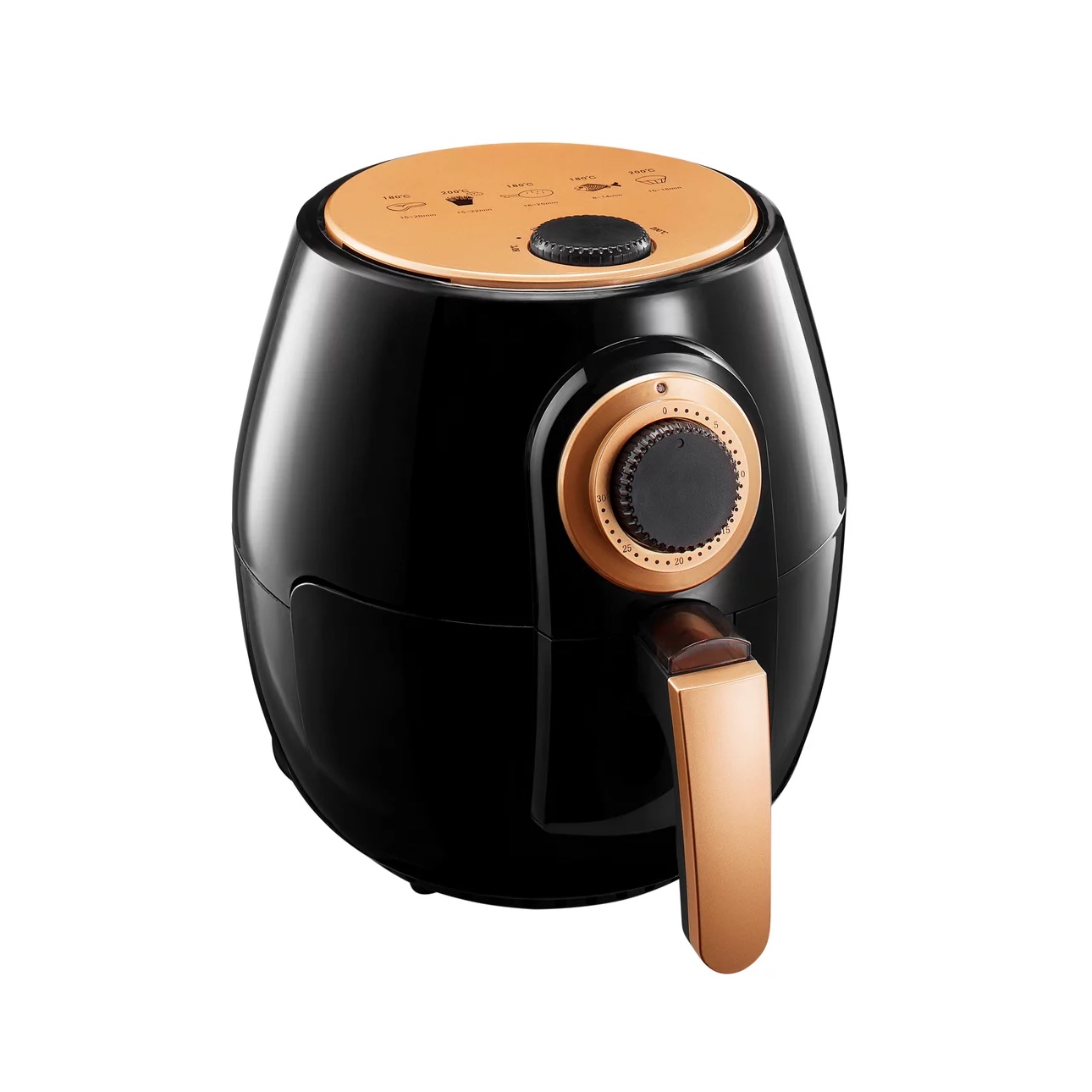 Gotham Steel Air Fryer XL 3.8 Liter with Rapid Air Technology. Adjustable Temperature Control with Auto Shut-off