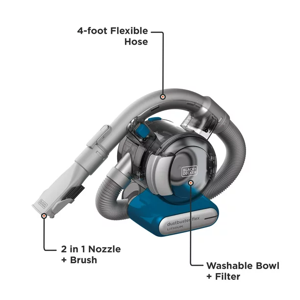 Black + Decker Dustbuster Lithium FLEX Hand Vacuum. HFVB315J22