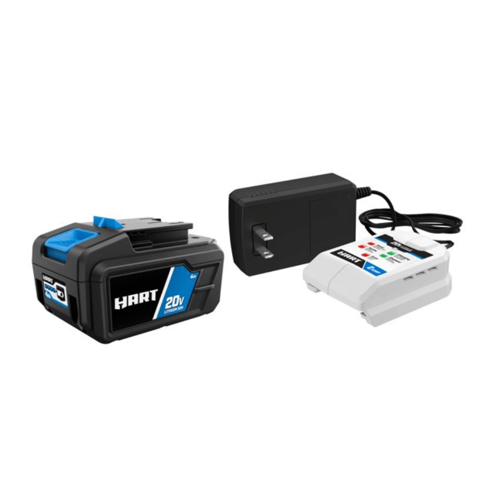 Hart 20-Volt Lithium-Ion 4.0Ah Battery and Charger Kit